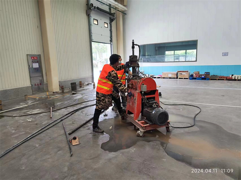 陈仓厂房地面下沉塌陷注浆加固施工